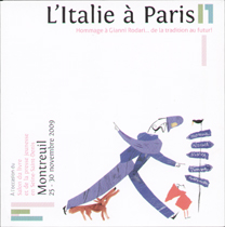 L'italie à Paris パンフレット